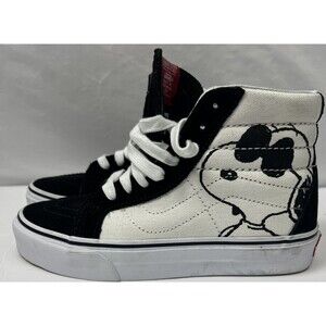 Vans x Snoopy Peanuts Size 3.5 Kid's/5 Women's Shoes Sk8-Hi Peanuts Joe cool